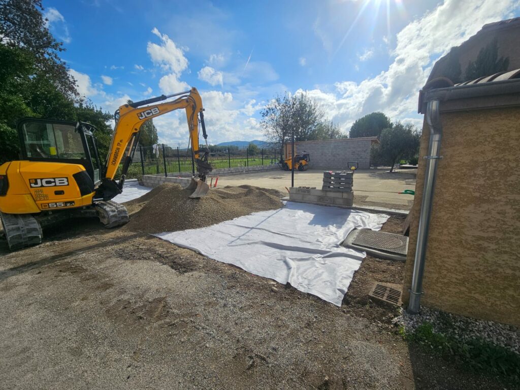 renovation extérieure bâtiment maison gestion eaux pluviales chantier